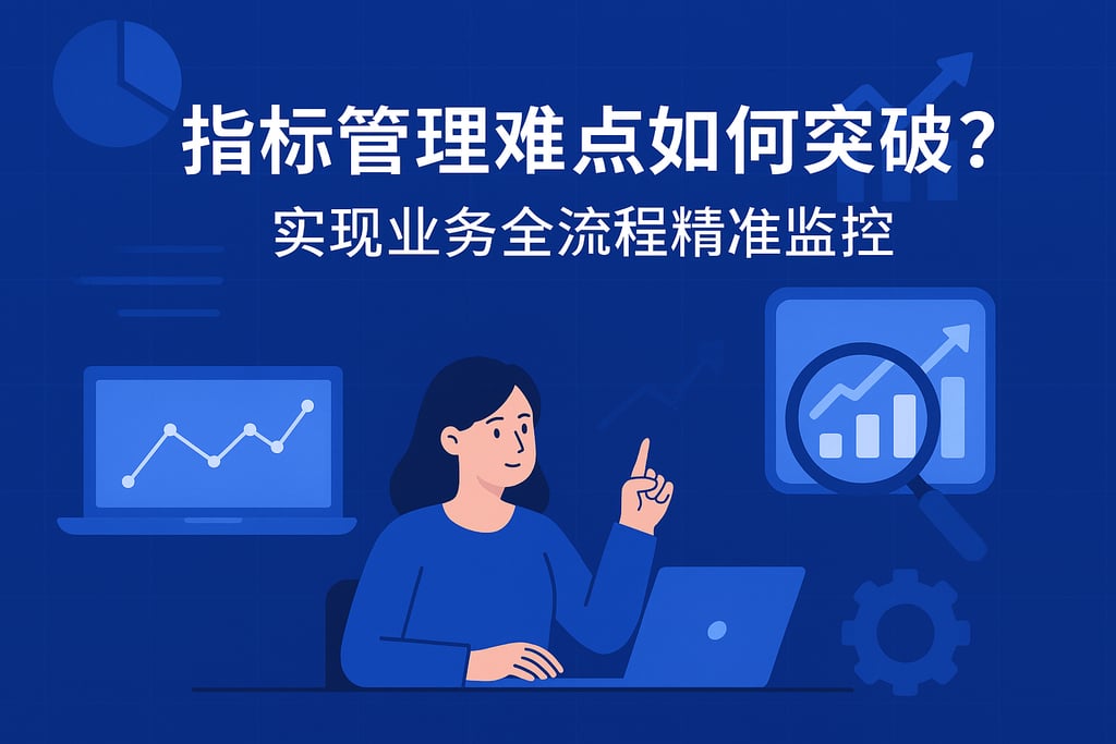 指标管理难点如何突破？实现业务全流程精准监控