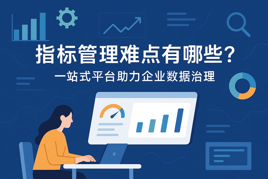 指标管理难点有哪些？一站式平台助力企业数据治理