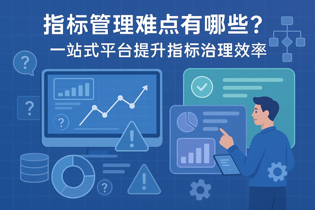 指标管理难点有哪些？一站式平台提升指标治理效率