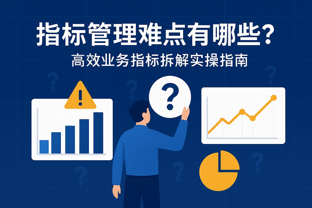 指标管理难点有哪些？高效业务指标拆解实操指南