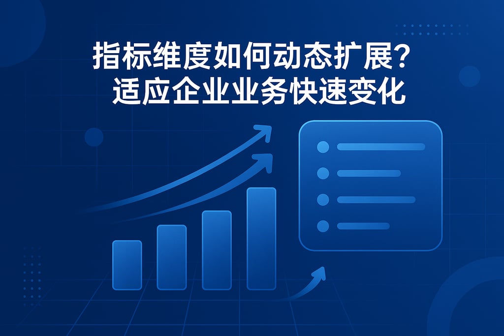 指标维度如何动态扩展？适应企业业务快速变化