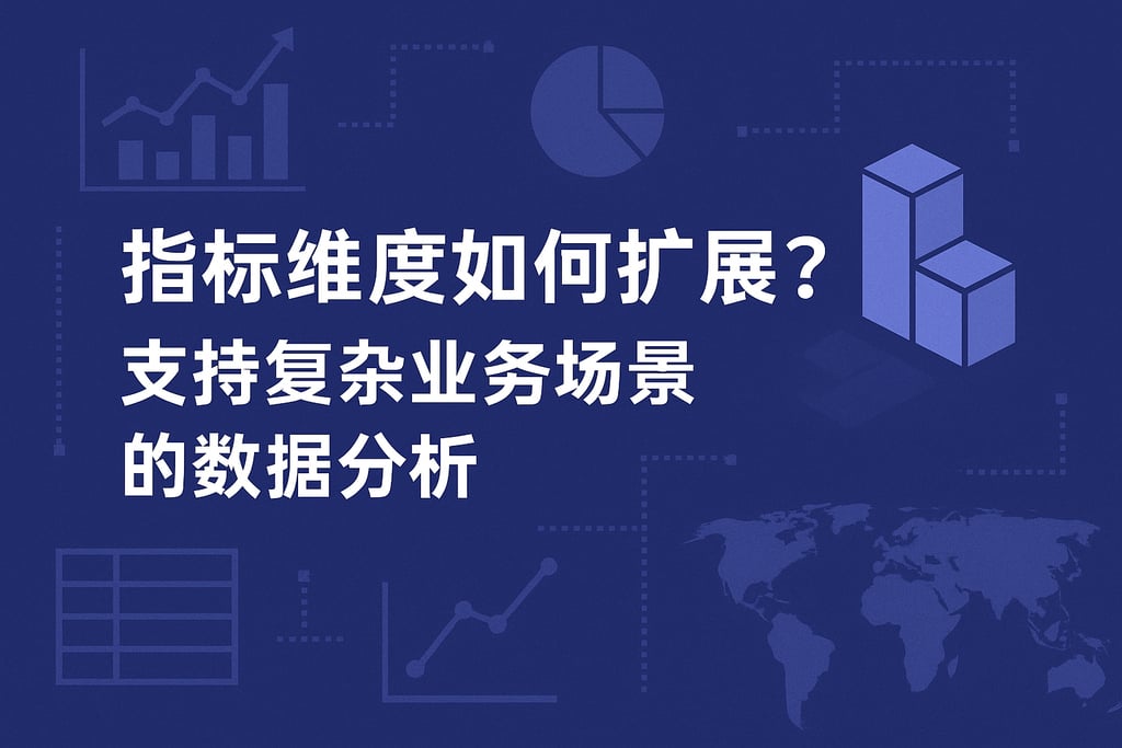 指标维度如何扩展？支持复杂业务场景的数据分析