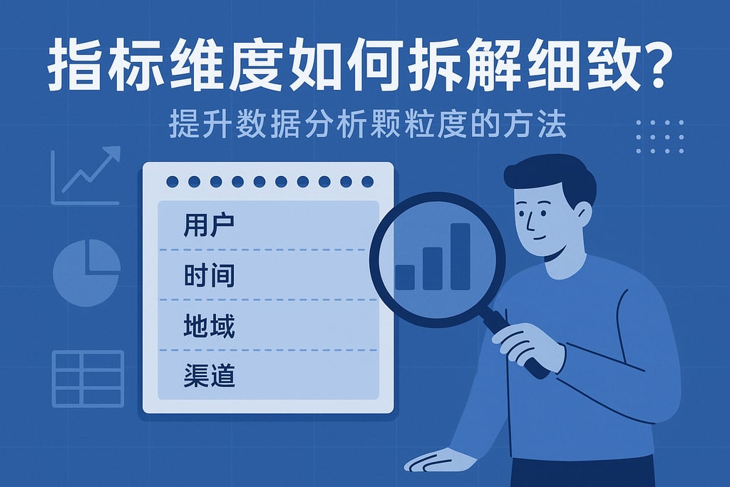指标维度如何拆解细致？提升数据分析颗粒度的方法