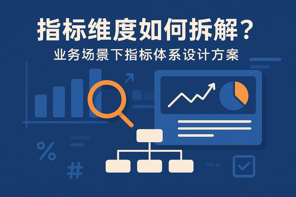 指标维度如何拆解？业务场景下指标体系设计方案