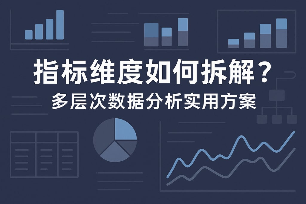指标维度如何拆解？多层次数据分析实用方案