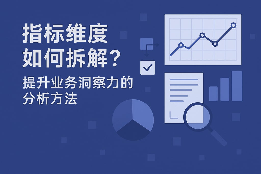 指标维度如何拆解？提升业务洞察力的分析方法