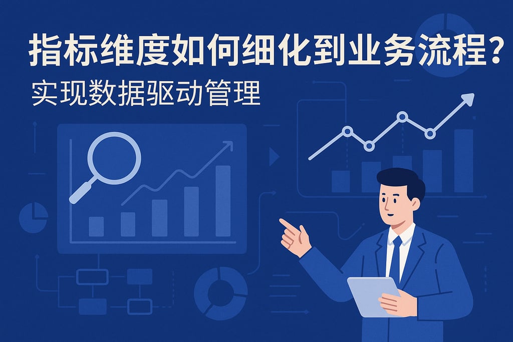 指标维度如何细化到业务流程？实现数据驱动管理