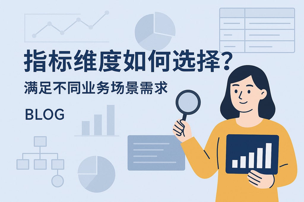 指标维度如何选择？满足不同业务场景需求