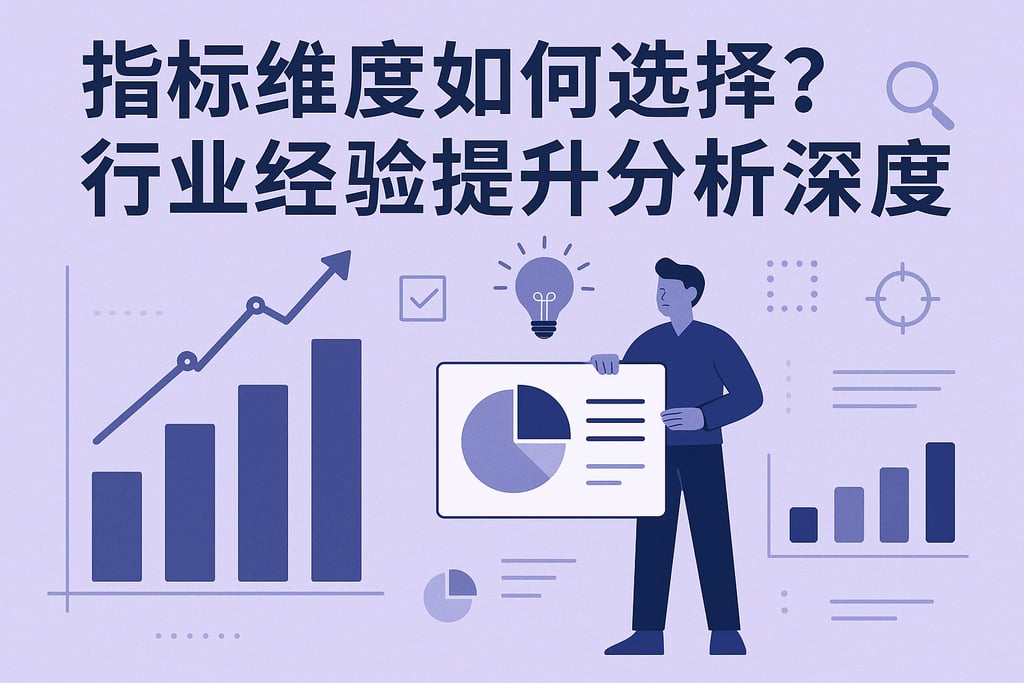 指标维度如何选择？行业经验提升分析深度