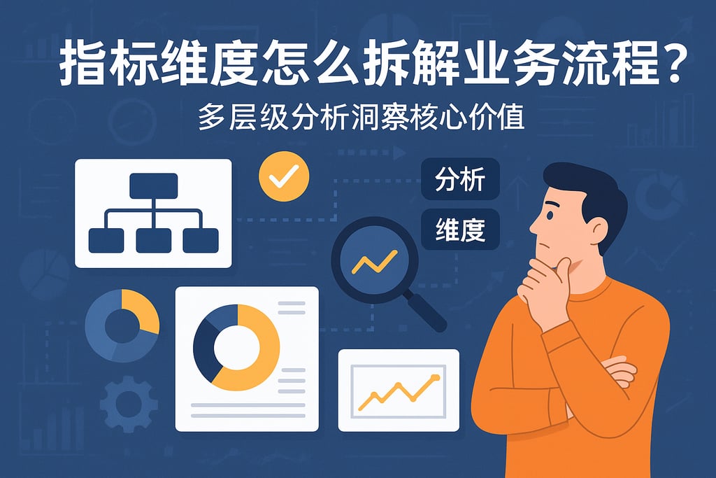 指标维度怎么拆解业务流程？多层级分析洞察核心价值