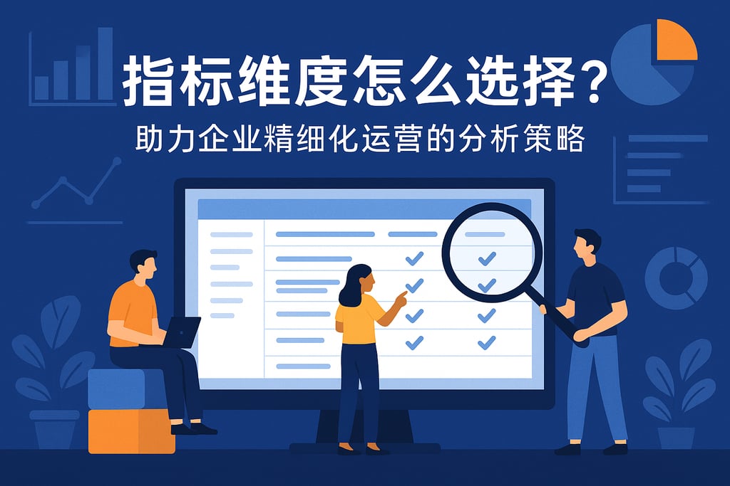 指标维度怎么选择？助力企业精细化运营的分析策略