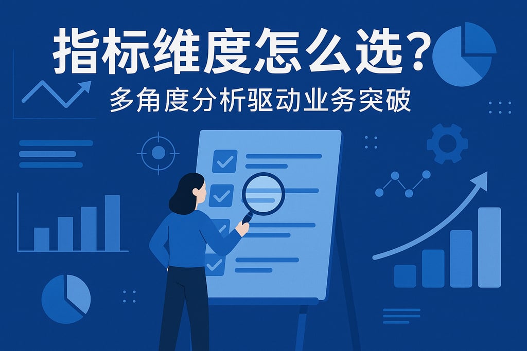 指标维度怎么选？多角度分析驱动业务突破