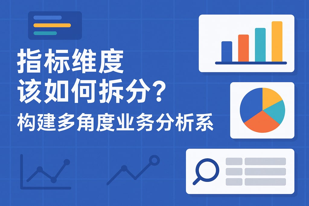 指标维度该如何拆分？构建多角度业务分析体系