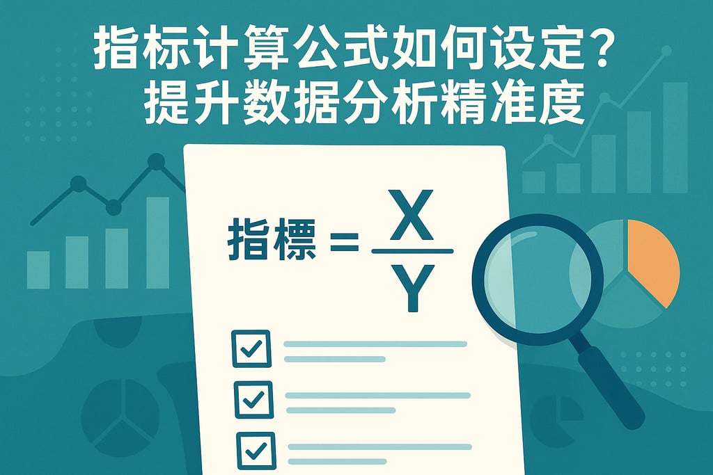 指标计算公式如何设定？提升数据分析精准度