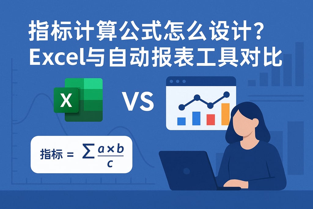 指标计算公式怎么设计？Excel与自动报表工具对比