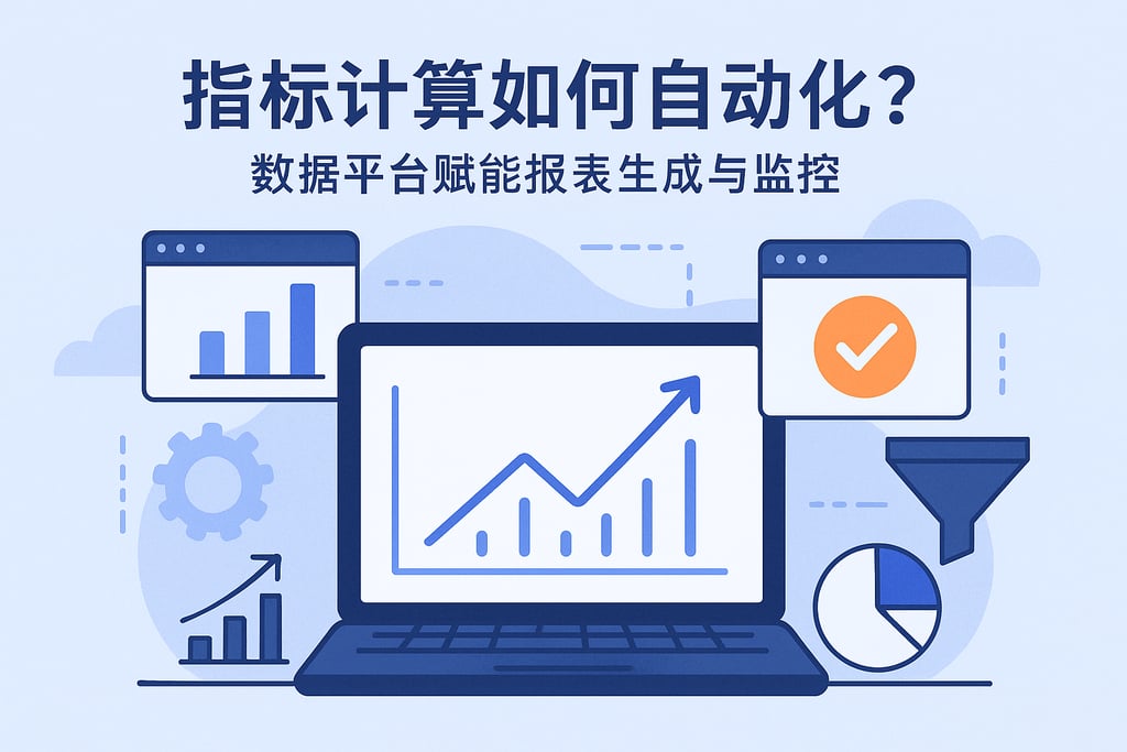指标计算如何自动化？数据平台赋能报表生成与监控