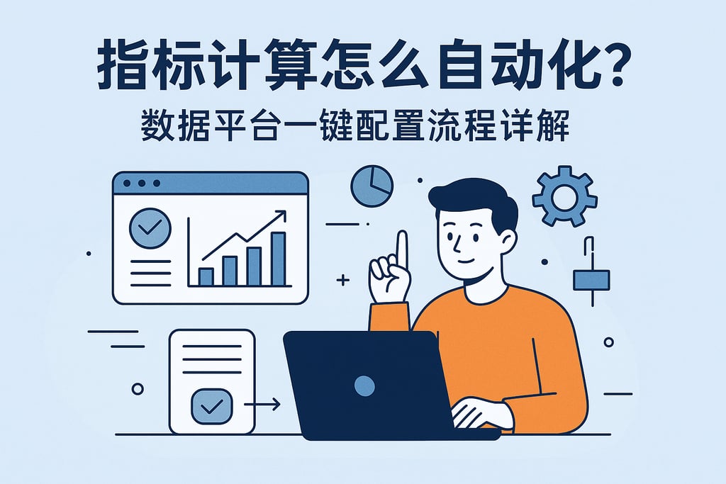 指标计算怎么自动化？数据平台一键配置流程详解