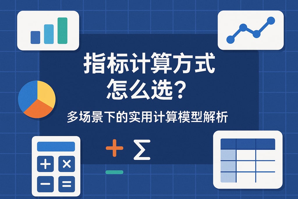 指标计算方式怎么选？多场景下的实用计算模型解析