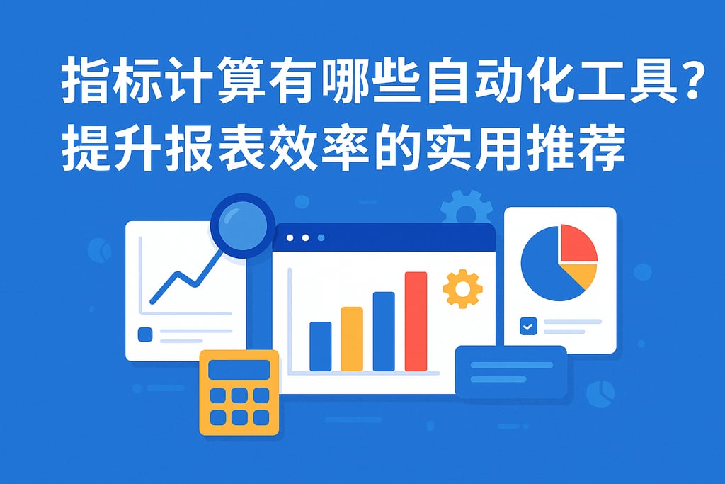 指标计算有哪些自动化工具？提升报表效率的实用推荐