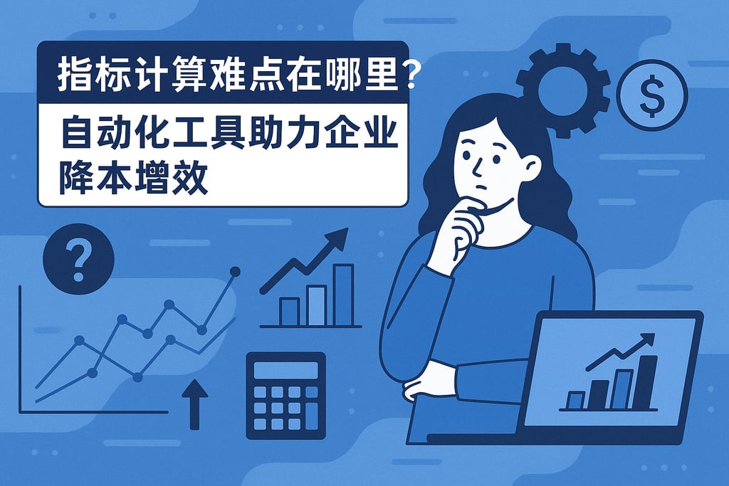 指标计算难点在哪里？自动化工具助力企业降本增效