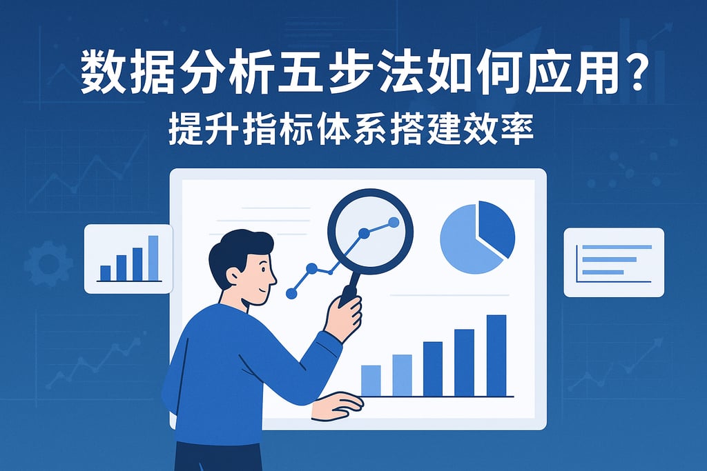 数据分析五步法如何应用？提升指标体系搭建效率