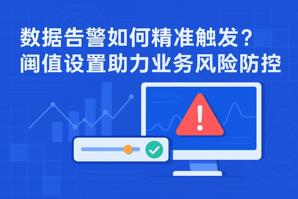 数据告警如何精准触发？阈值设置助力业务风险防控