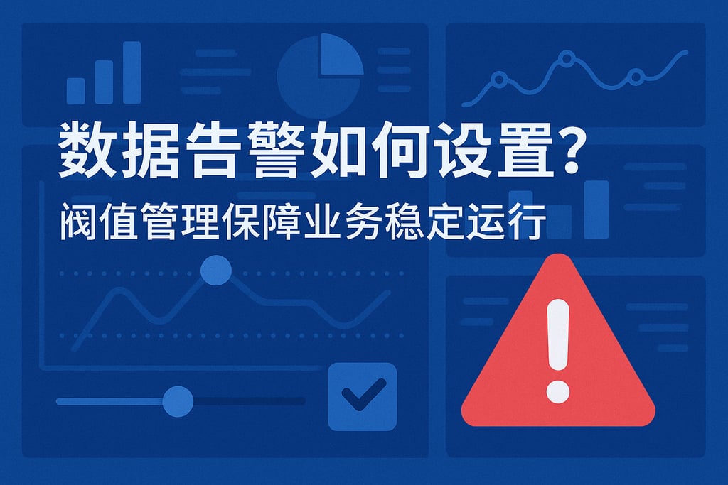 数据告警如何设置？阈值管理保障业务稳定运行