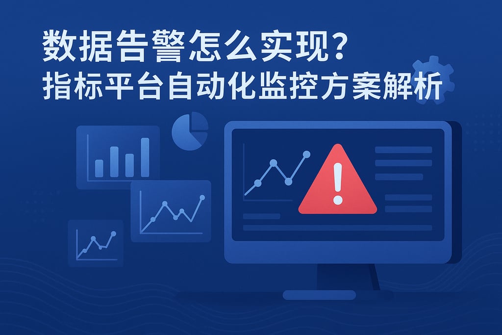 数据告警怎么实现？指标平台自动化监控方案解析