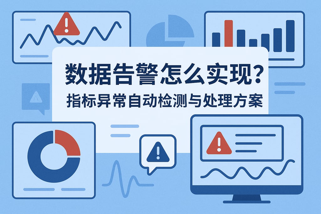 数据告警怎么实现？指标异常自动检测与处理方案