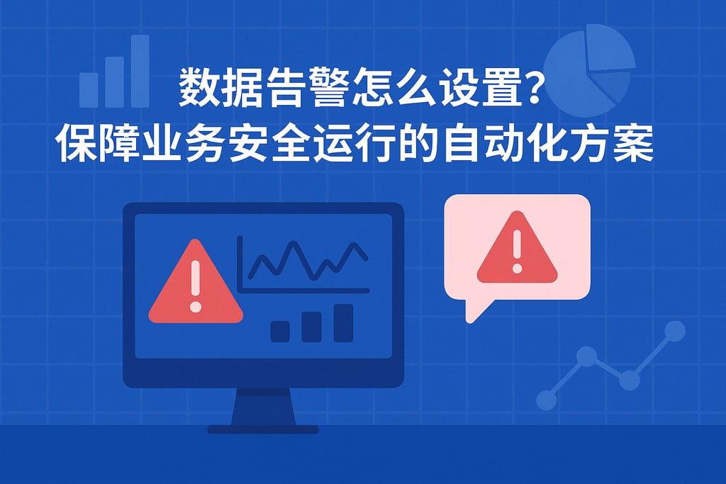 数据告警怎么设置？保障业务安全运行的自动化方案