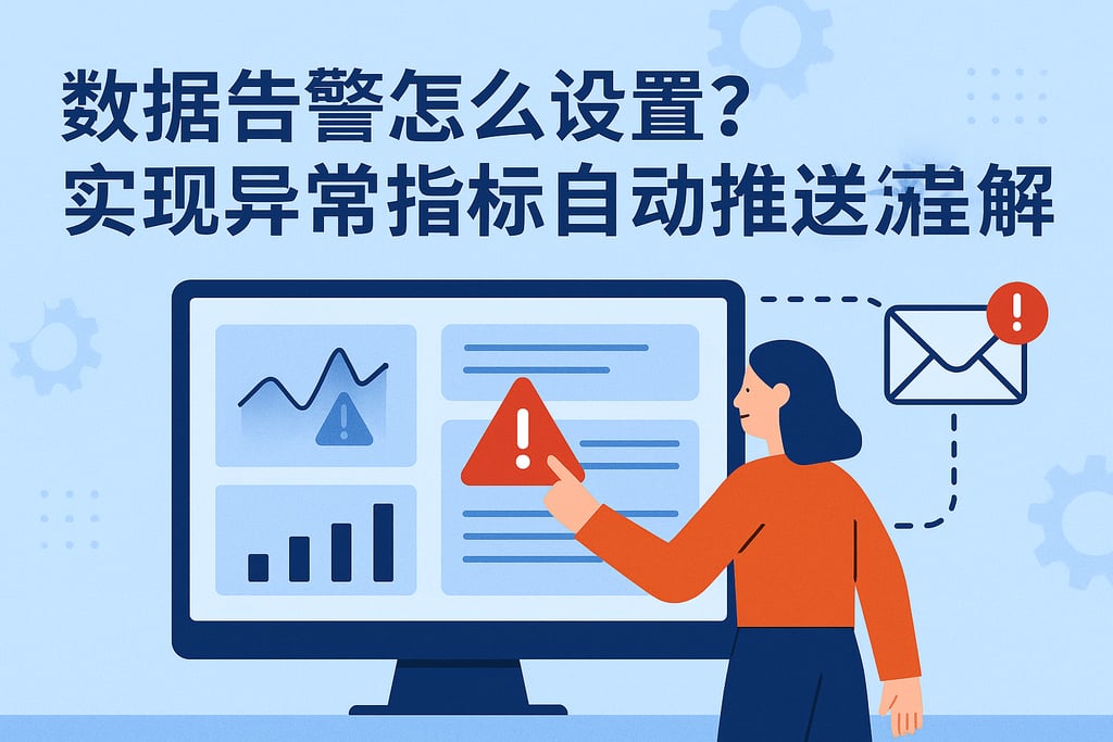 数据告警怎么设置？实现异常指标自动推送的流程讲解