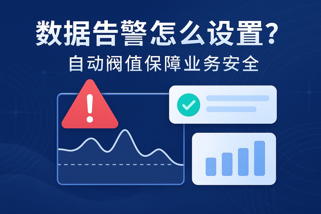 数据告警怎么设置？自动阈值保障业务安全