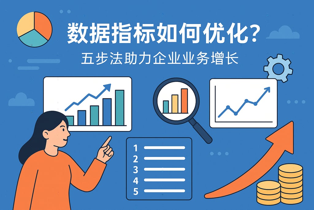 数据指标如何优化？五步法助力企业业务增长