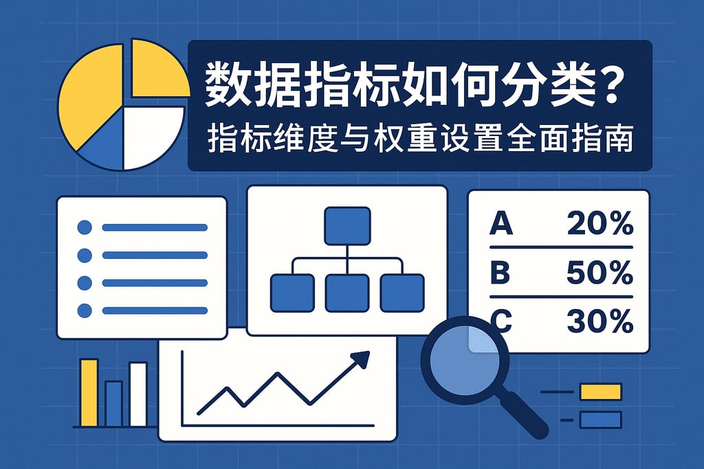 数据指标如何分类？指标维度与权重设置全面指南