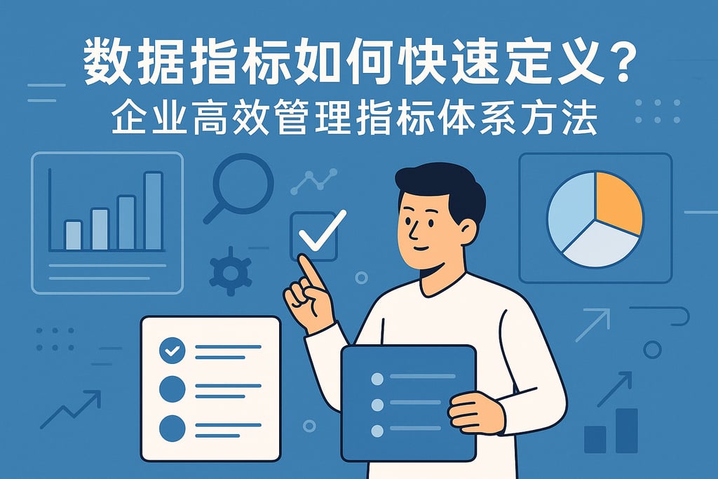 数据指标如何快速定义？企业高效管理指标体系方法