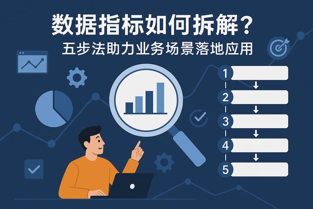 数据指标如何拆解？五步法助力业务场景落地应用