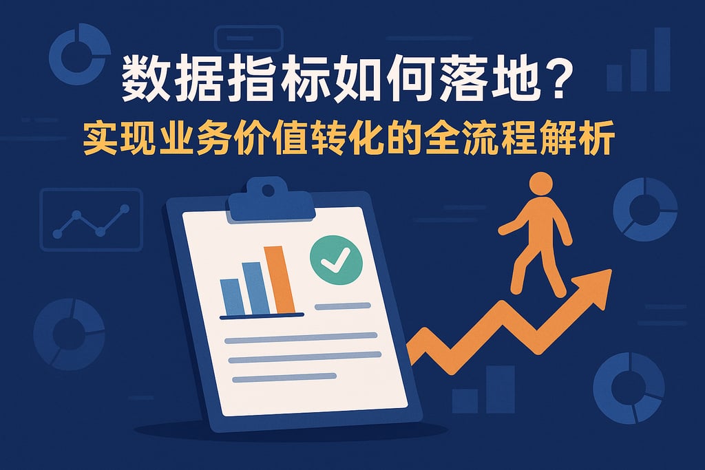 数据指标如何落地？实现业务价值转化的全流程解析