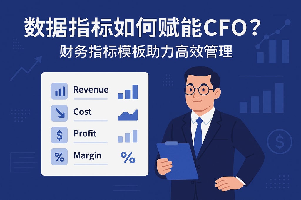 数据指标如何赋能CFO？财务指标模板助力高效管理