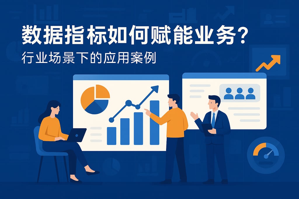 数据指标如何赋能业务？行业场景下的应用案例