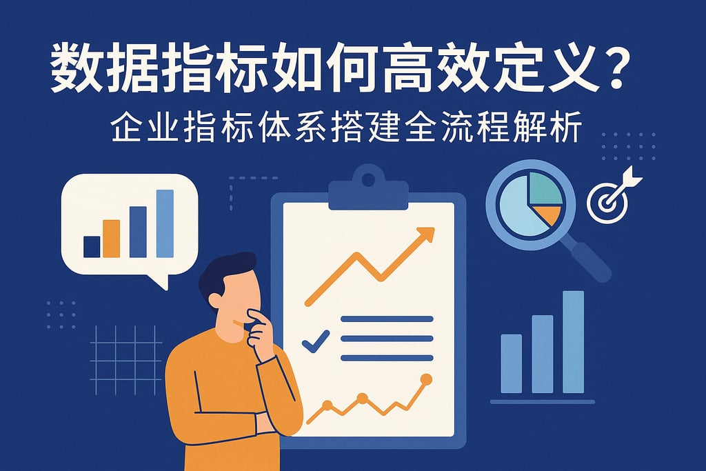 数据指标如何高效定义？企业指标体系搭建全流程解析