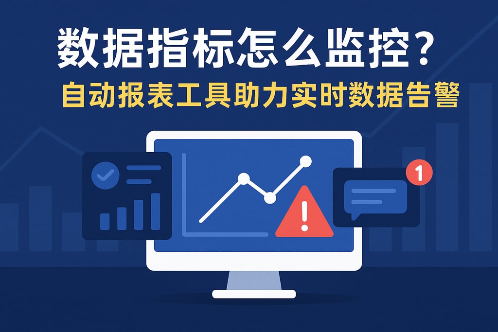 数据指标怎么监控？自动报表工具助力实时数据告警