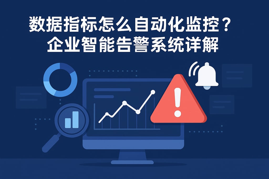 数据指标怎么自动化监控？企业智能告警系统详解