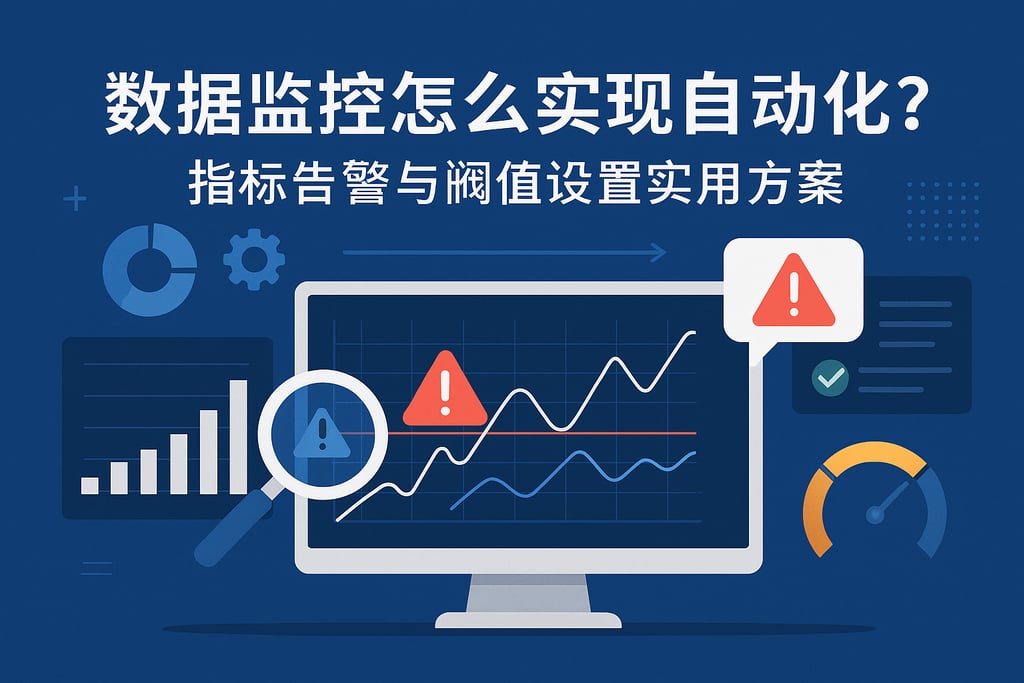 数据监控怎么实现自动化？指标告警与阈值设置实用方案