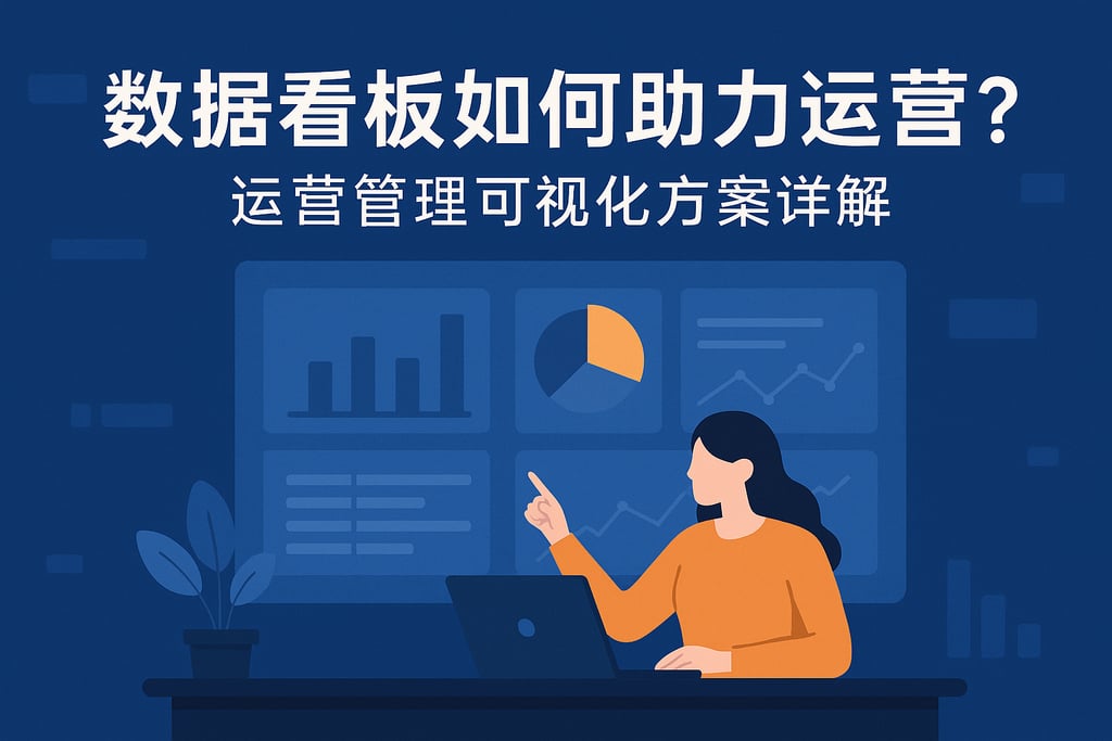 数据看板如何助力运营？运营管理可视化方案详解