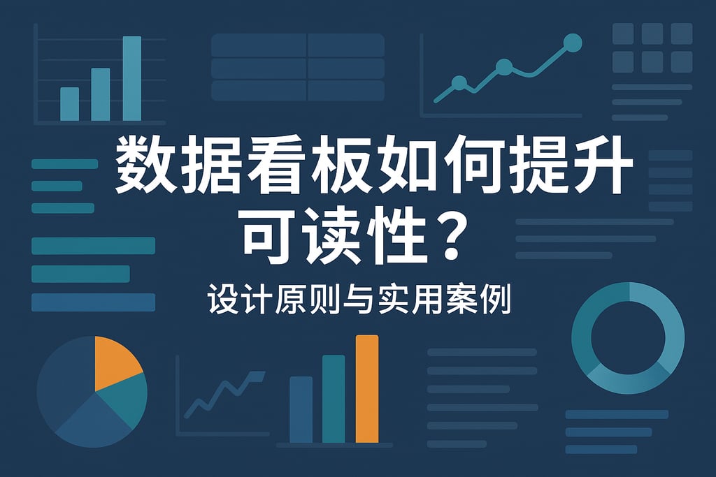 数据看板如何提升可读性？设计原则与实用案例