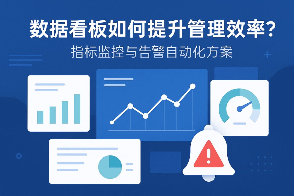 数据看板如何提升管理效率？指标监控与告警自动化方案