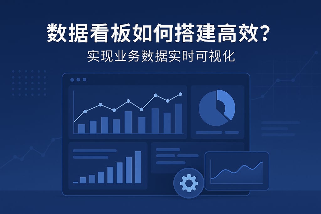 数据看板如何搭建高效？实现业务数据实时可视化