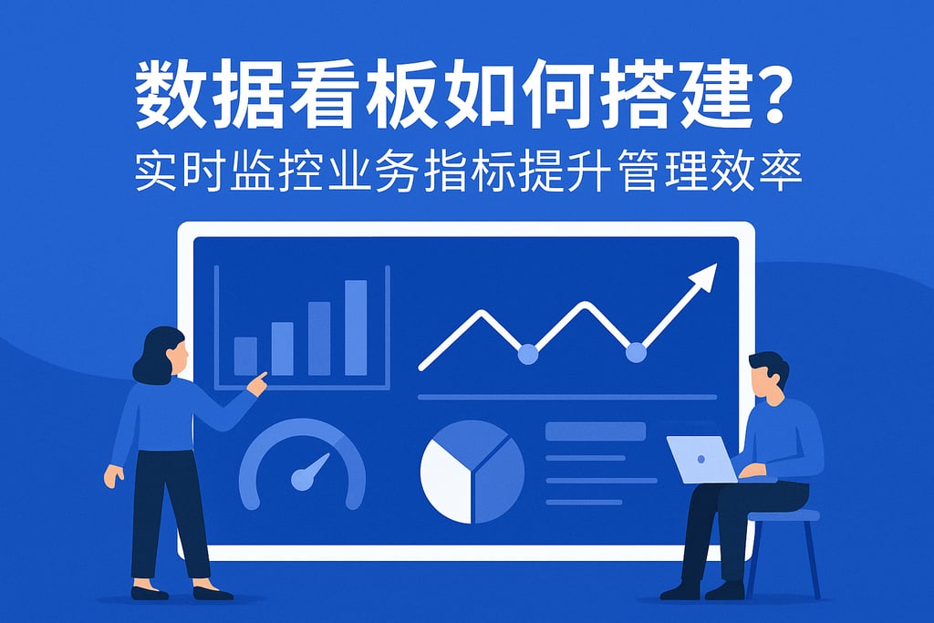 数据看板如何搭建？实时监控业务指标提升管理效率