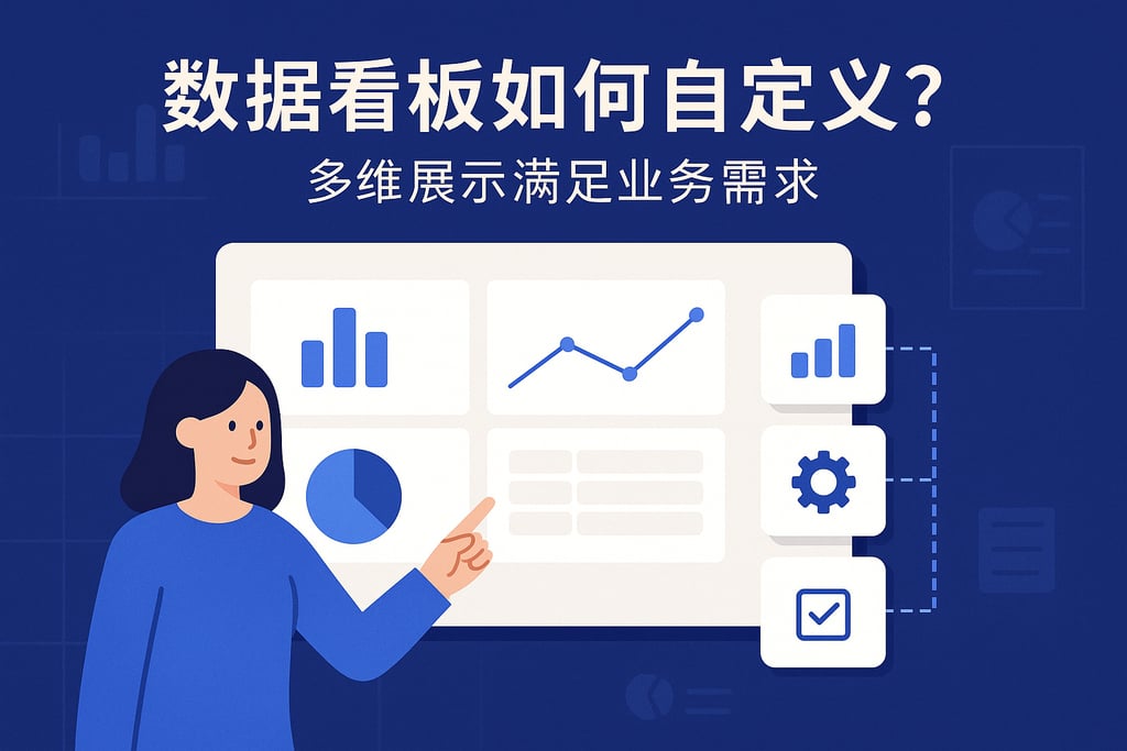 数据看板如何自定义？多维展示满足业务需求
