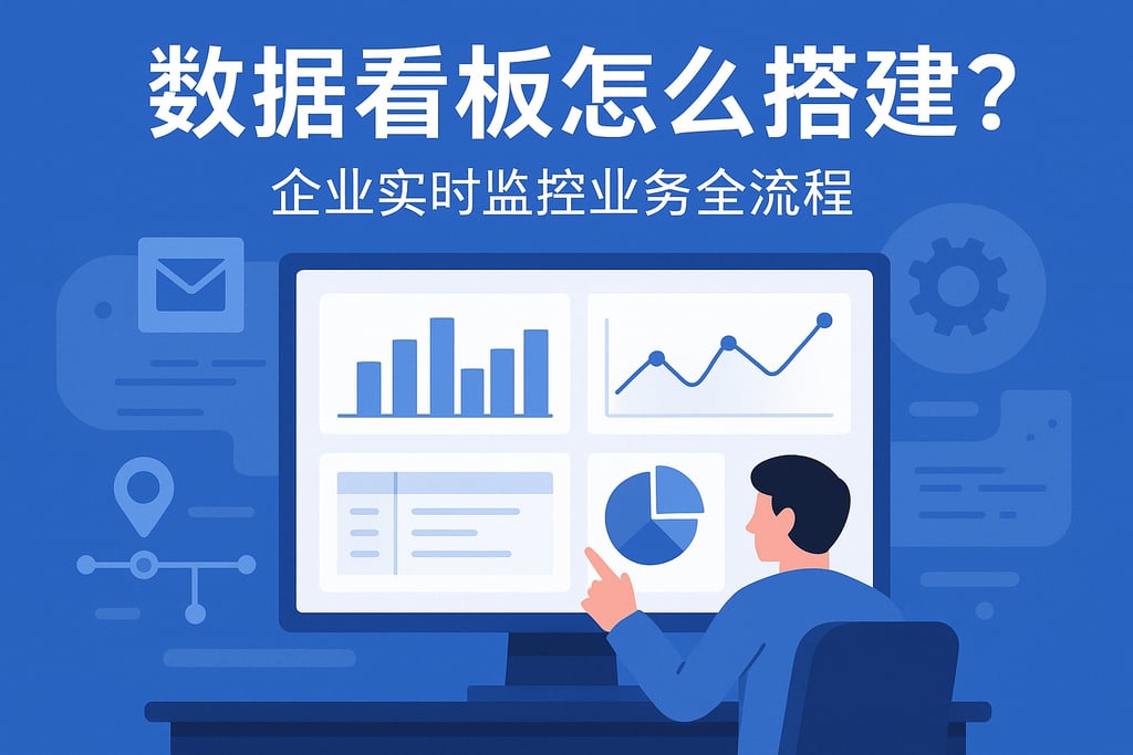 数据看板怎么搭建？企业实时监控业务全流程